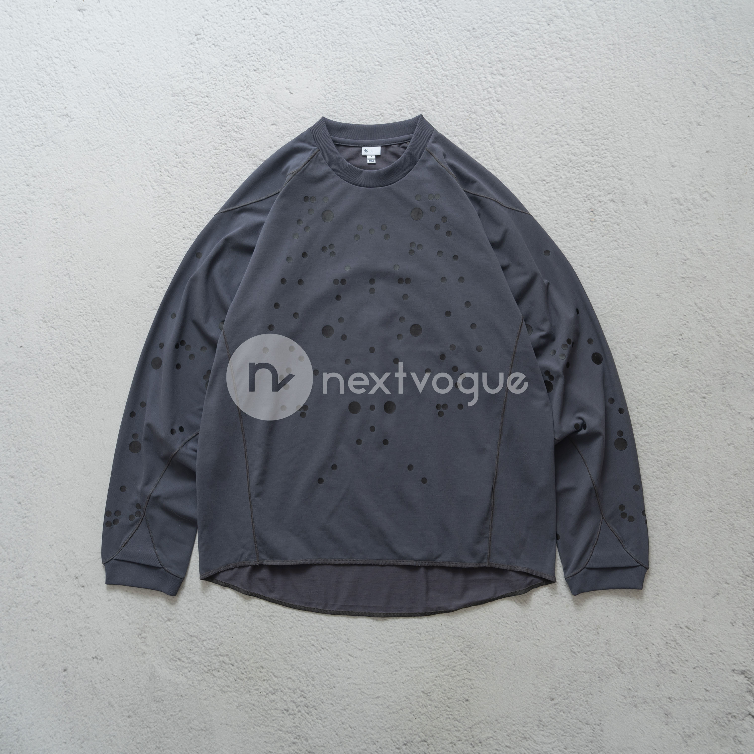 【NextVogue】Goldwin 0 Graphic L/S T-shirt 反光长袖T恤25aw