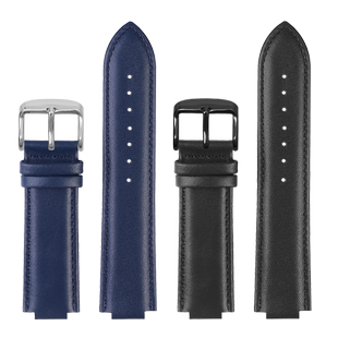 适用Casio卡西欧钢铁海洋之心edifice系列EFB-680凸口真皮手表带