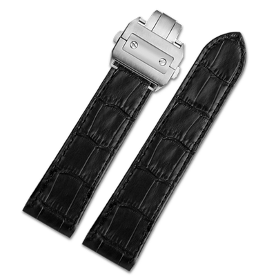 臻品涵适用卡地亚真皮手表带