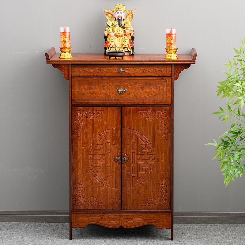 佛龛供桌神台立柜新中式财神爷柜子家用供台香案菩萨供奉桌子神龛