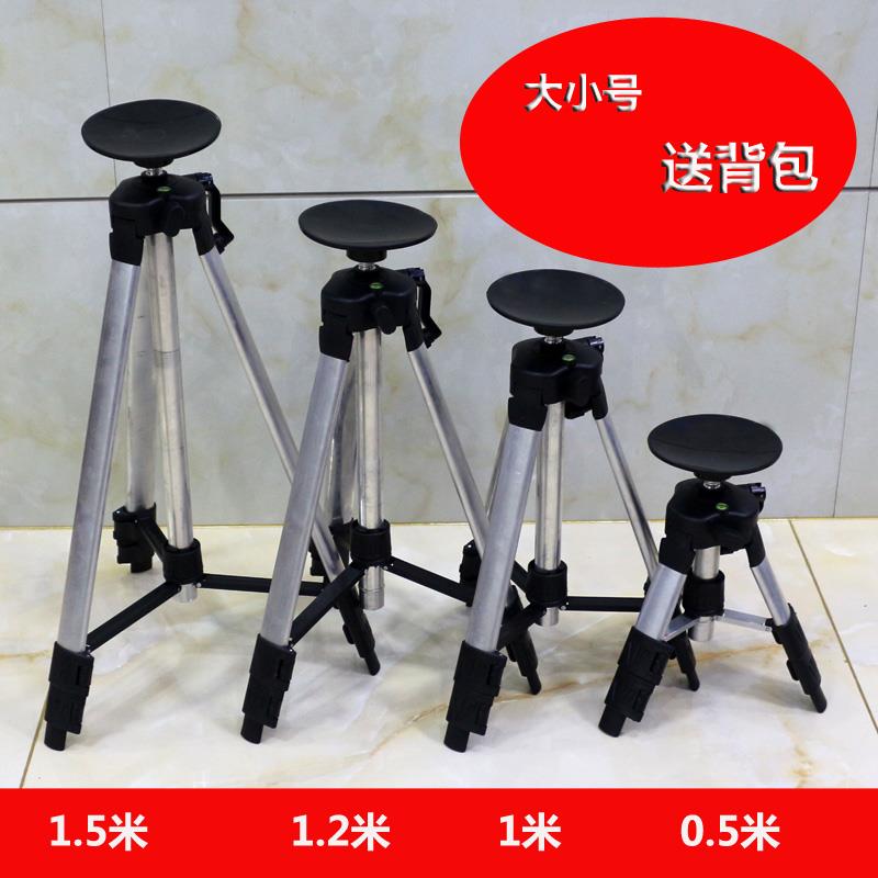罗盘专用三脚架吸盘铝合金三角支架便携测量水平仪避磁罗经杖袖珍