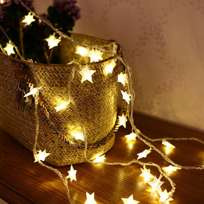 网红彩灯闪灯串灯房间装饰灯节日装扮挂灯浪漫星星灯生日快乐布置