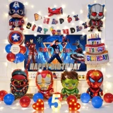 Мстители, воздушный шар для мальчиков, Железный Человек, Халк, Человек-паук