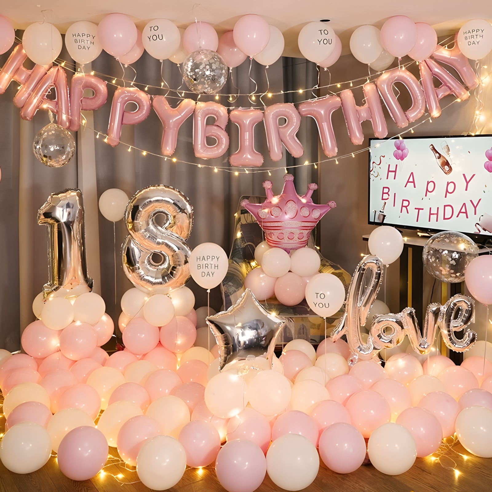 爵熊乳胶气球卡通印花