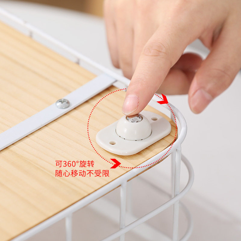 新疆包邮到家-4个家用粘贴式滚珠万向轮静音可移动耐磨承重滑轮