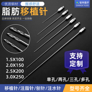 抽脂针吸脂针面部胸部腰部腿部注脂针针管注水针多孔刨针脂肪移植