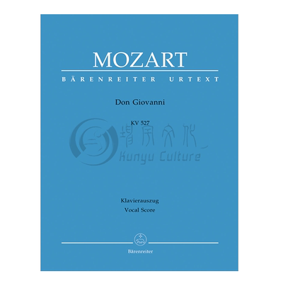 莫扎特唐璜声乐总谱钢琴缩谱