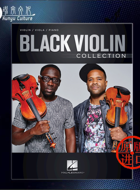 黑色小提琴作品集锦 中提琴小提琴和钢琴 海伦德原版乐谱书 Black Violin Collection for Violin Viola and Piano HL00200423