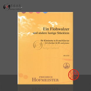 Waltz 小作品集 跳蚤圆舞曲和其他有趣 and Pieces 单簧管和钢琴 Jolly 克里斯托弗森 FH3272 德国霍夫曼斯特乐谱书 Other Flea