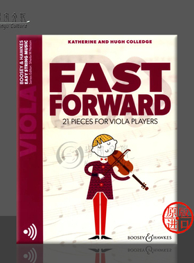 科里奇 向前冲 21首中提琴作品 附在线音频 博浩原版乐谱书 Colledge Fast Forward pieces for viola players BH13831