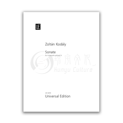 柯达伊大提琴奏鸣曲维也纳ue原版