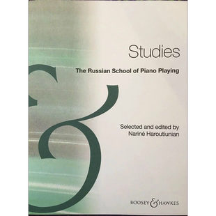 俄罗斯学派钢琴演奏 练习曲集 博浩原版乐谱书 The Russian School of Piano Playing Studies Piano BH101332