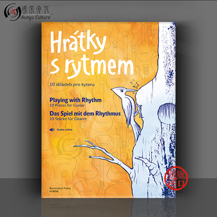 Rhythm 十首吉他作品 Playing 演奏与节奏 Guitar 骑熊士原版 for 附在线音频 H8058 乐谱书 Pieces with