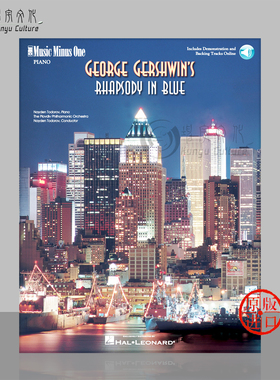 格什温 蓝色狂想曲 钢琴独奏 附在线音乐下载 MMO原版乐谱 GERSHWIN RHAPSODY IN BLUE HL00400127