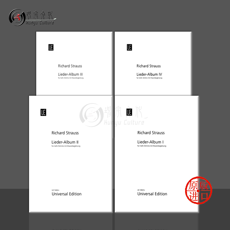施特劳斯歌曲集低音声乐和钢琴