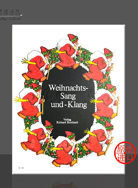 海勒 圣诞歌声 钢琴 AMA原版乐谱书 HEller Weihnachts Sang und Klang 90/420/911