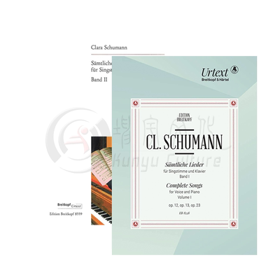 歌曲全集克拉拉舒曼声乐和钢琴