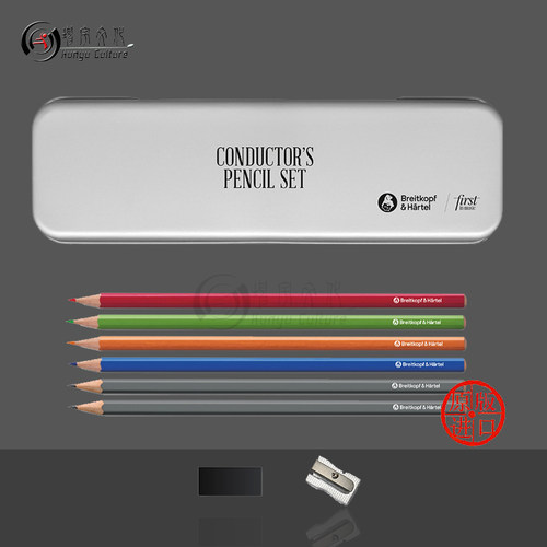 大熊铅笔彩铅套装六只盒装Pencil