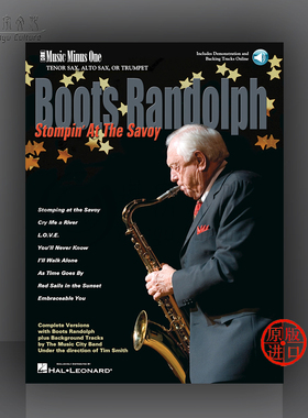 布兹 伦道夫 喋喋不休的萨克斯 高音萨克斯中音萨克斯或小号 附在线音乐 MMO原版乐谱书 STOMPINAT THE SAVOY