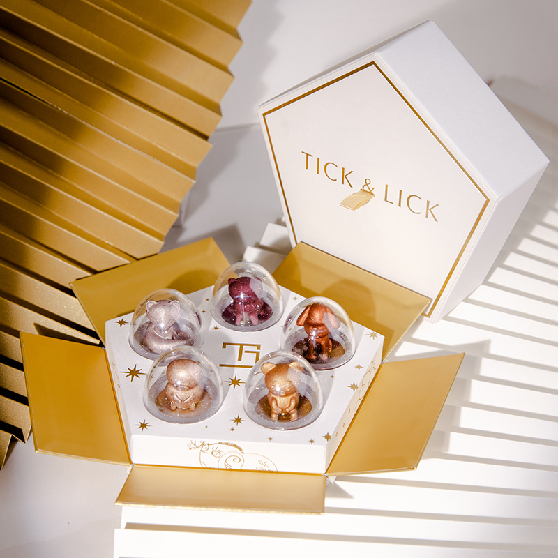 TICK&LICK首创立体动物眼影高光限量彩妆礼盒5个动物造型特别礼物-封面