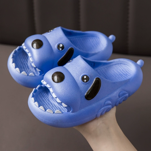 Детские летние мультяшные милые нескользящие тапочки для мальчиков, слайдеры