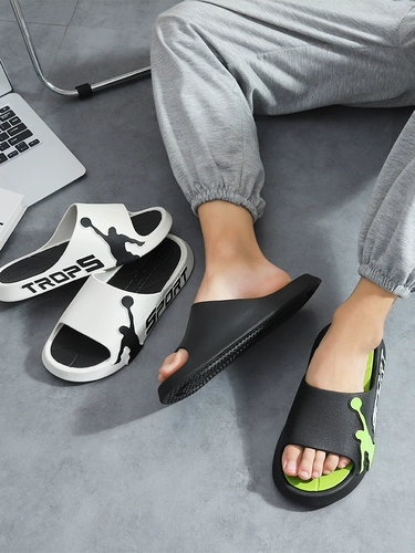 Мужские летние нескользящие тапочки на платформе, слайдеры для влюбленных, изысканный стиль