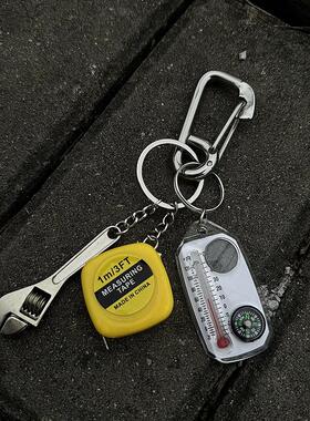 「Ironworks」原创卷尺登山扣包挂饰cleanfit腰间挂件潮流钥匙扣