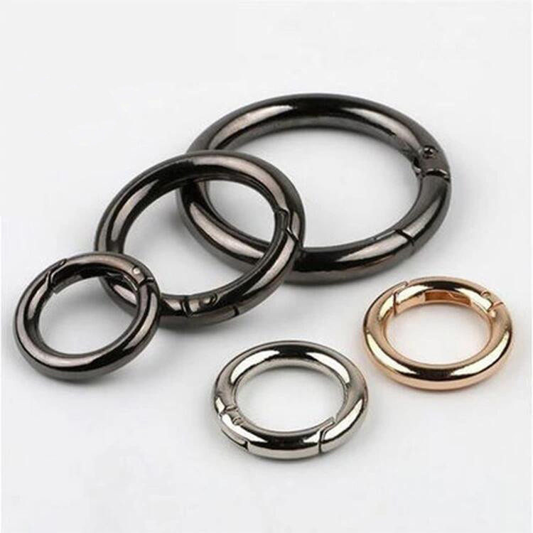 DETACHABLE BAG HARDWARE ACCESSORIES RING BUCKLE OPENING SPRING RING BAG STRAP BAG BUCKLE RING ACCESSORIES METAL BUCKLE RING RING