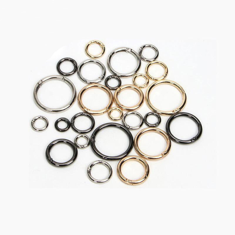 DETACHABLE BAG HARDWARE ACCESSORIES RING BUCKLE OPENING SPRING RING BAG STRAP BAG BUCKLE RING ACCESSORIES METAL BUCKLE RING RING