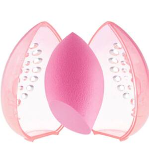 1pcs Cosmetics Puff Holder Makeup Sponge Box Plastic Protabl