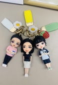 定制软陶立体公仔钥匙扣挂件挂饰摆件情侣娃娃