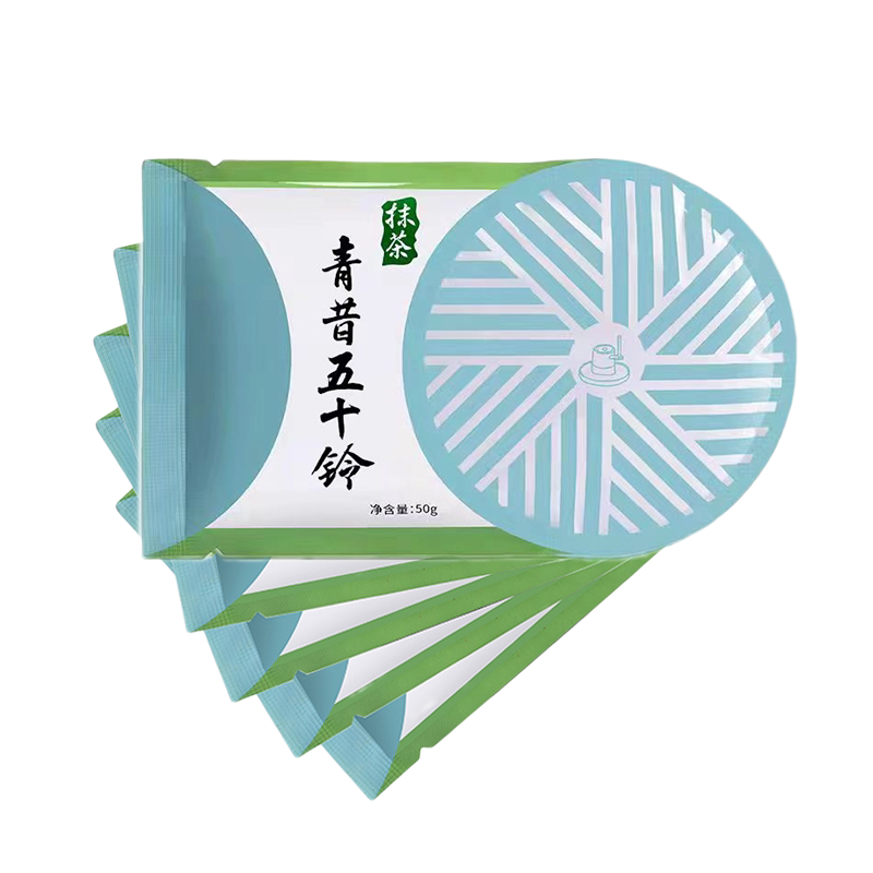 国潮青昔抹茶 五十铃抹茶粉青岚若竹烘焙甜品奶茶拿铁冲泡袋装50g