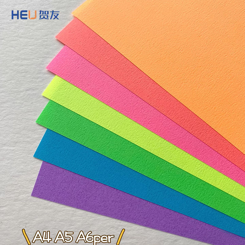 81.4g日本进口TANT荧光纸纹理纸特种纸手账素材盖章书写打印