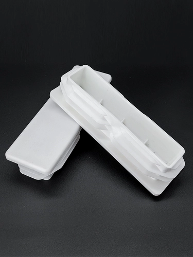 Puretic Tube заблокированная внутренняя заглушка 50*150 квадратная заглушка 5x15 см черно белая блокированная крышка алюминиевой трубы 50x150