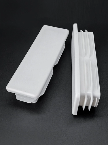 Puretic Tube заблокированная внутренняя заглушка 50*150 квадратная заглушка 5x15 см черно белая блокированная крышка алюминиевой трубы 50x150