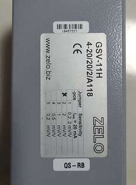 议价ZELO称重模块GSV-11H   4-20/20/2/适用