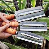 阳江甘蔗削皮刀高碳钢砍甘蔗专用刀多功能水果削皮刀商用削皮神器