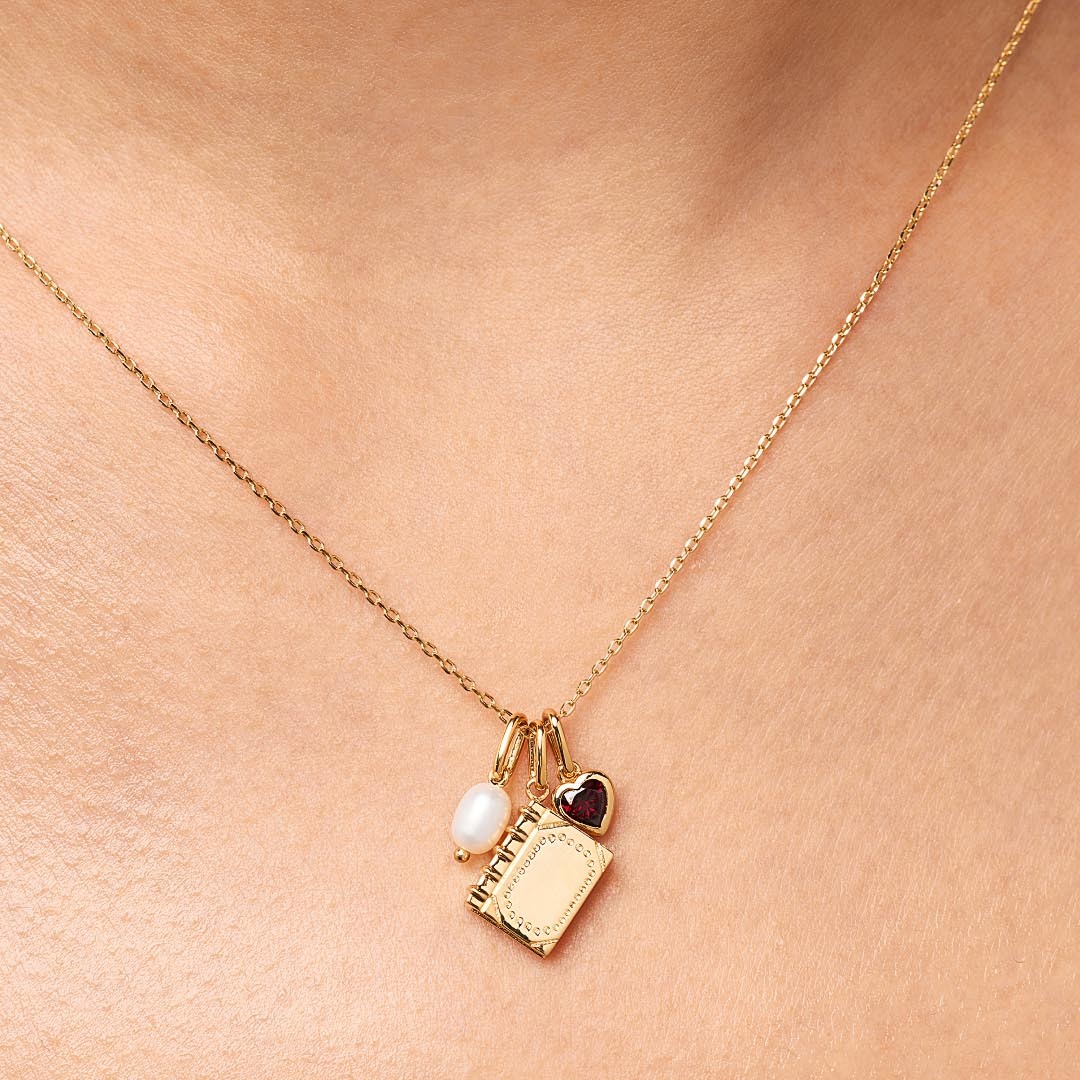 analuisa书本锆石文艺红色爱心