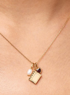 analuisa书本锆石文艺红色爱心