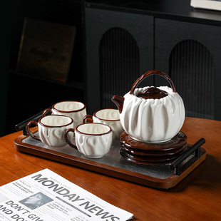 随沐乔迁新居水杯套装中古风客厅待客茶具搬进新房礼物送人实用型