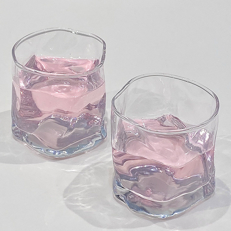 ins轻奢玻璃杯小众设计感高颜值威士忌酒杯耐热喝水杯牛奶咖啡杯,餐饮具,玻璃杯,淘宝优惠券,粉丝福利购,淘宝优惠卷