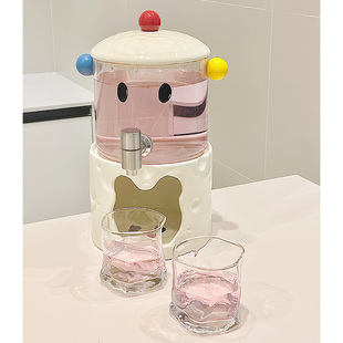 简约创意可爱玻璃杯冷水壶家用喝水杯小众客厅茶杯茶壶水具套装