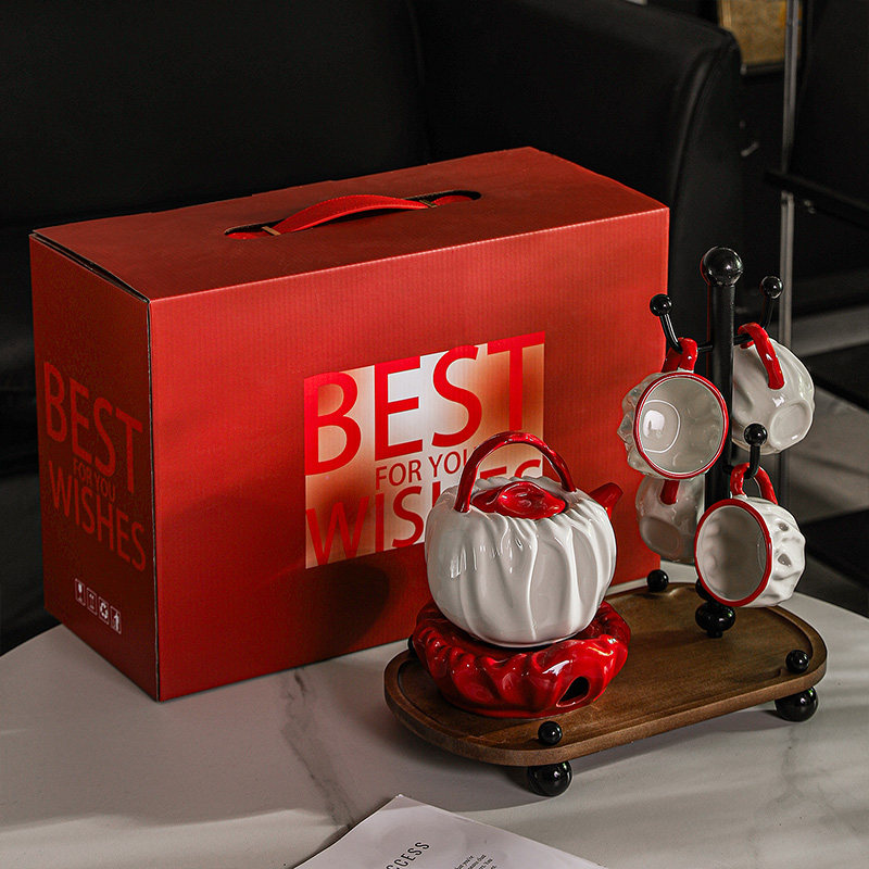 随沐茶具茶壶套装客厅家用陶瓷杯乔迁杯子水杯茶杯高颜值杯具套装,餐饮具,整套茶具,淘宝优惠券,粉丝福利购,淘宝优惠卷