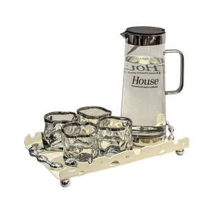 玻璃水具套装家用客厅待客凉水壶茶杯茶壶ins耐热简约创意冷水壶