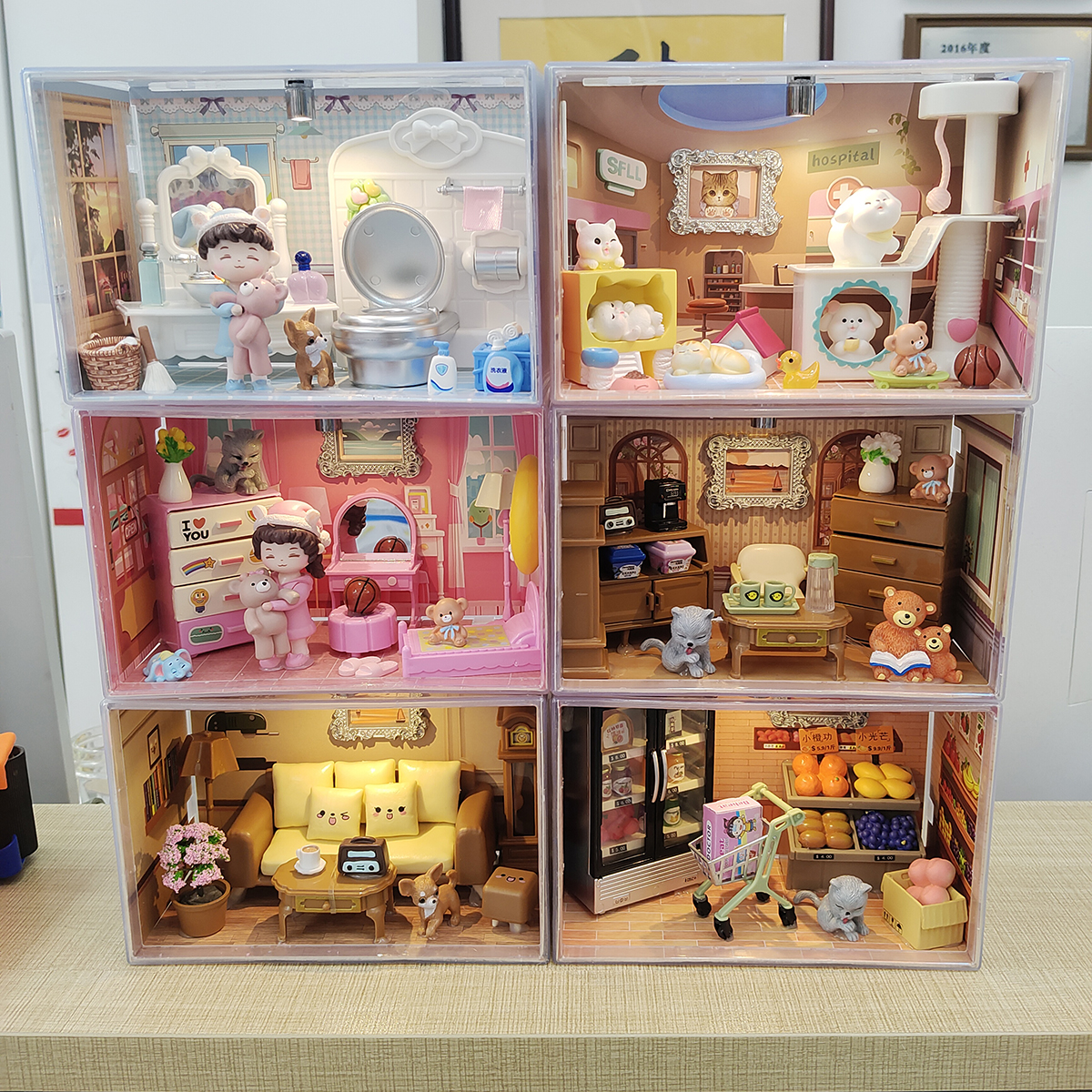 迷你小房子手工diy小屋拼装
