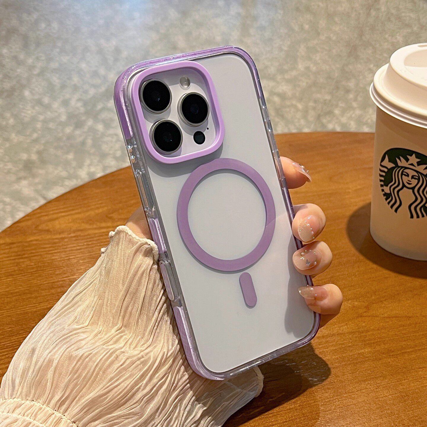 适用于iPhone16Promax磁吸手机壳15高级感16一体式触控相机按键14气垫防摔闪粉边框15Pro保护套