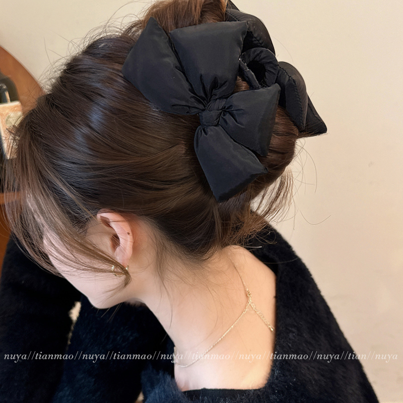 适合冬天的抓夹大号发量大盘发~