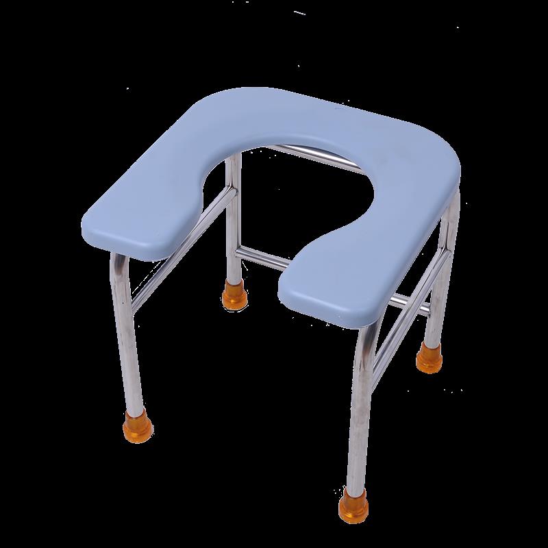 9UU病人坐便老人马桶凳型厕所椅子坐便椅子孕妇凳蹲便凳子不锈钢