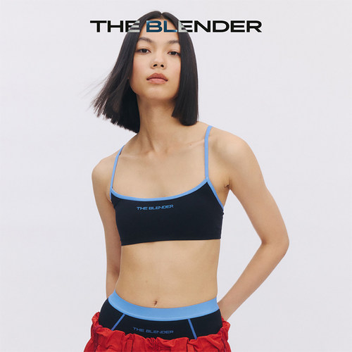 TheBlender撞色logo轻运动内衣