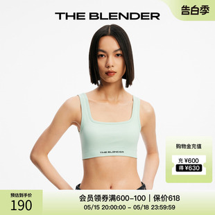 Blender The 女内搭背心 新品 纯色固定胸垫运动美背内衣夏季